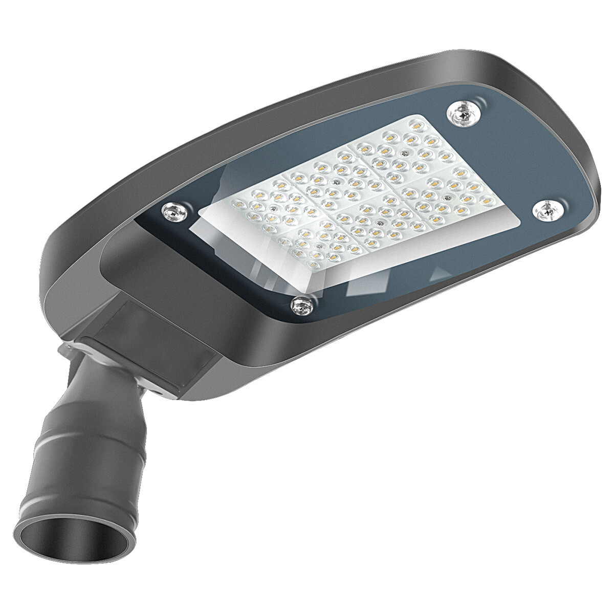 Straatverlichting - Rinzu Strion - 150 Watt - 25500 Lumen - 4000K - Waterdicht IP66 - 70x140D Ø60mm Spigot - OSRAM Driver - Lumileds