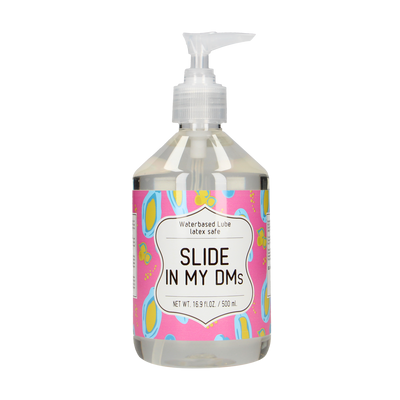 S-Line by Shots Slide In My DMs - Waterbased Lubricant - 17 fl oz / 500 ml