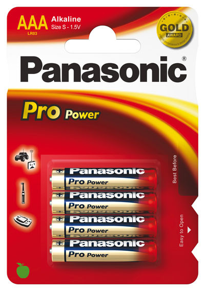 Panasonic Pro Power Alkaline AAA 4x