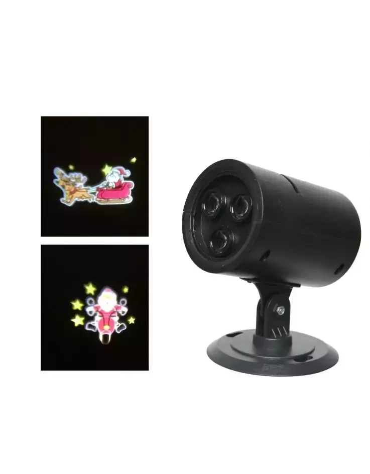 Lumineo Kerst Led projector - Kerstman