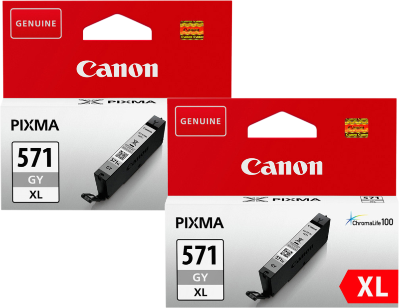 Canon CLI-571XL Cartridges Grijs Duo Pack