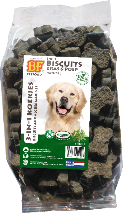 Biofood 3-in-1 mineralenkoekjes naturel hond 500gr