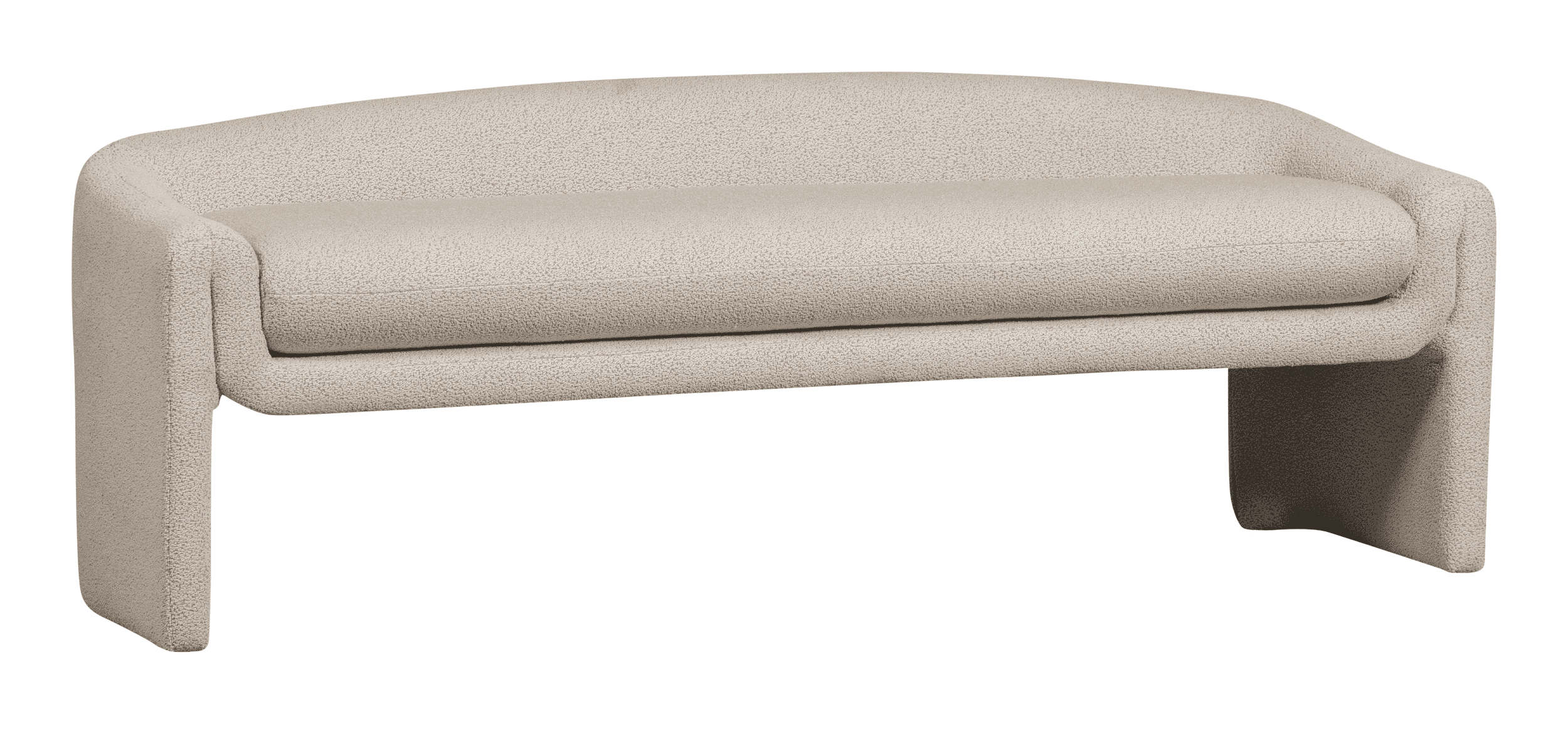 BePureHome Eetkamerbank Zone Geweven, 160cm - Beige