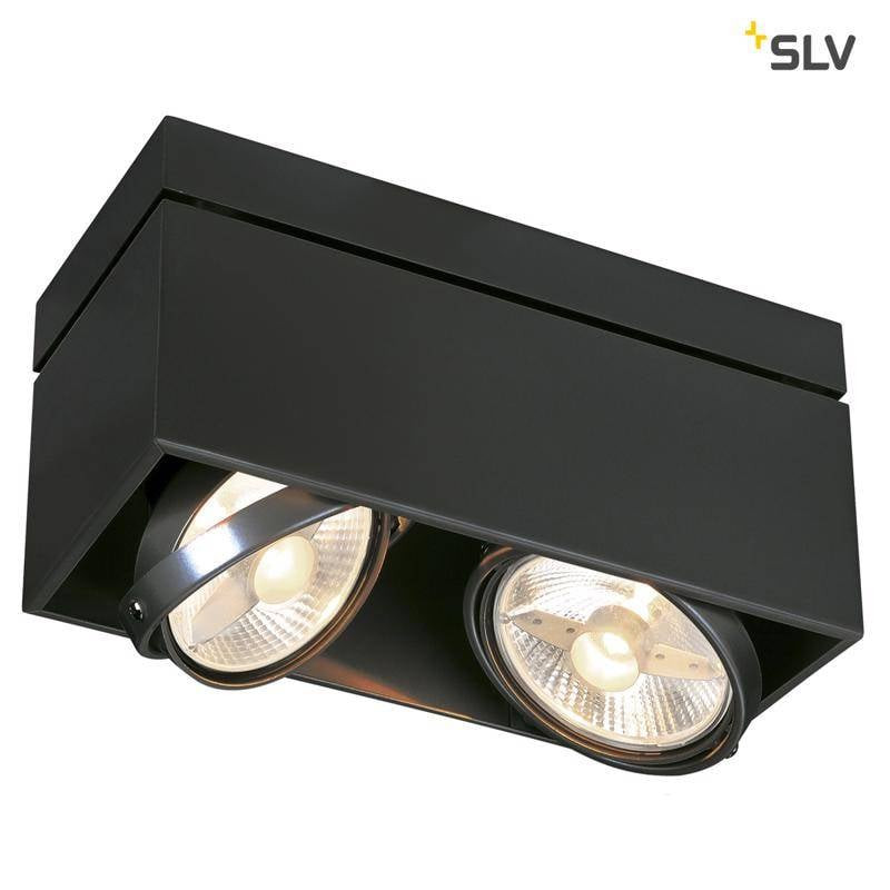 SLV Kardamod Double ES111 ZWART plafondlamp