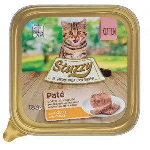 Stuzzy Paté met kip kitten kattenvoer 100 gr. 2 trays (64 x 100 g)