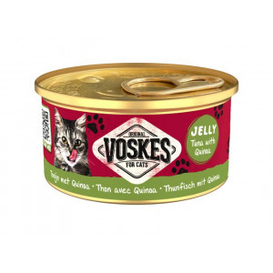 Voskes Jelly tonijn met quinoa natvoer kat (24x85 g) 1 tray (24 x 85 g)