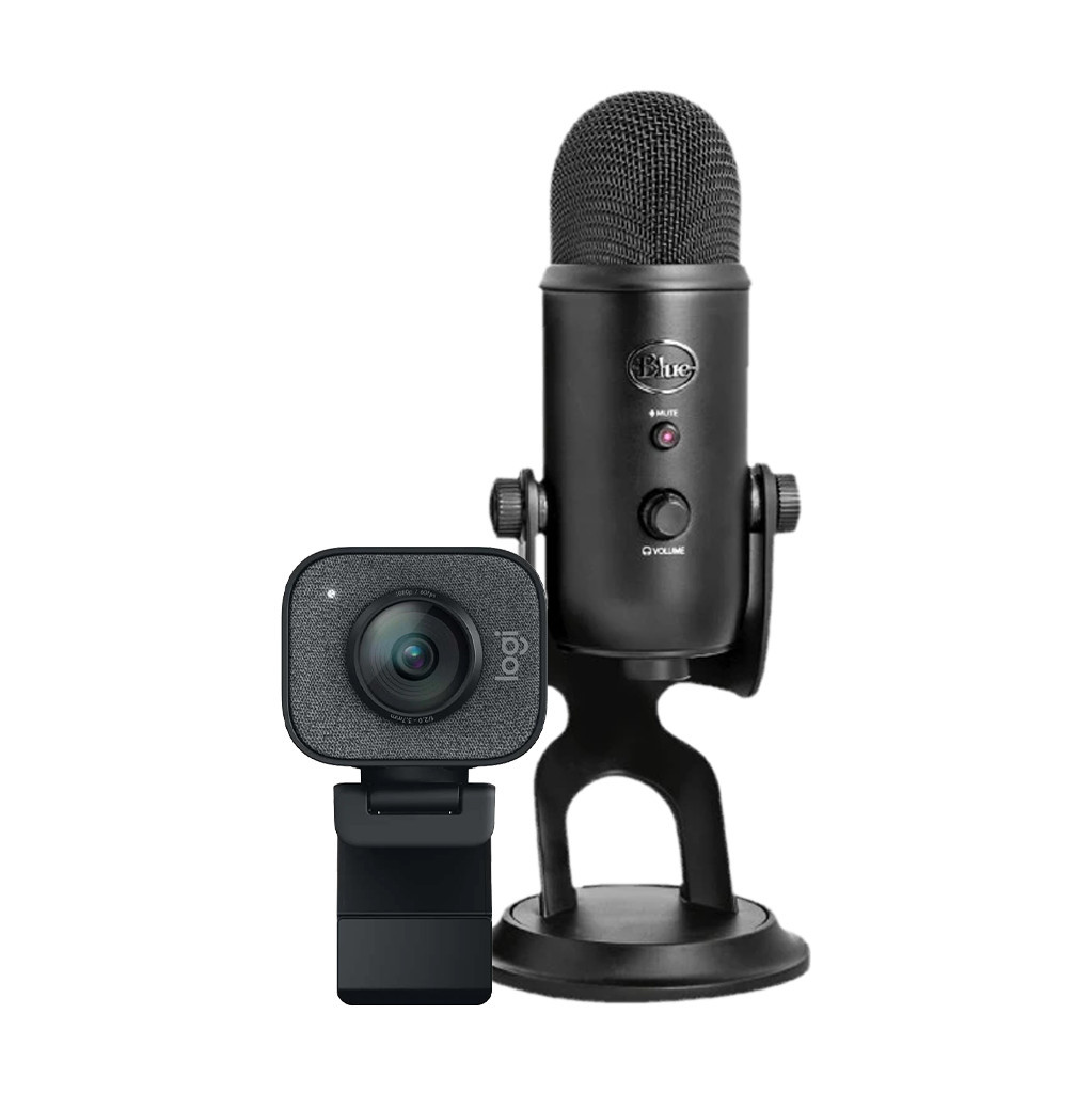 Logitech StreamCam + Blue Yeti