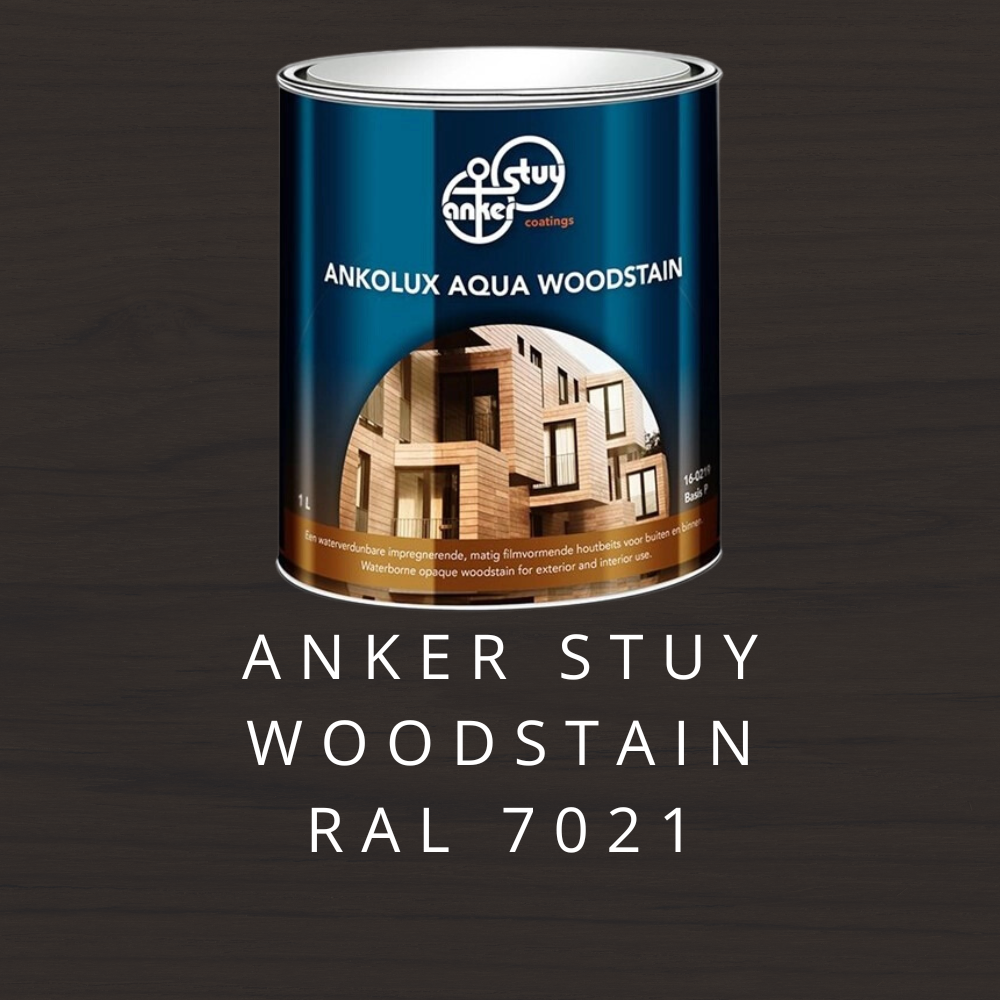 Anker Stuy Ankolux Aqua Woodstain DE RAL 7021