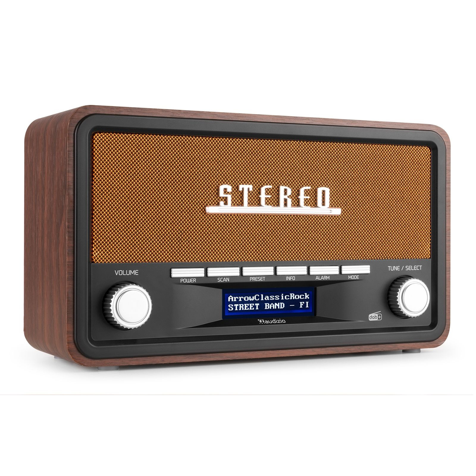 Retourdeal - Audizio Foggia retro DAB+ radio met Bluetooth - Stereo