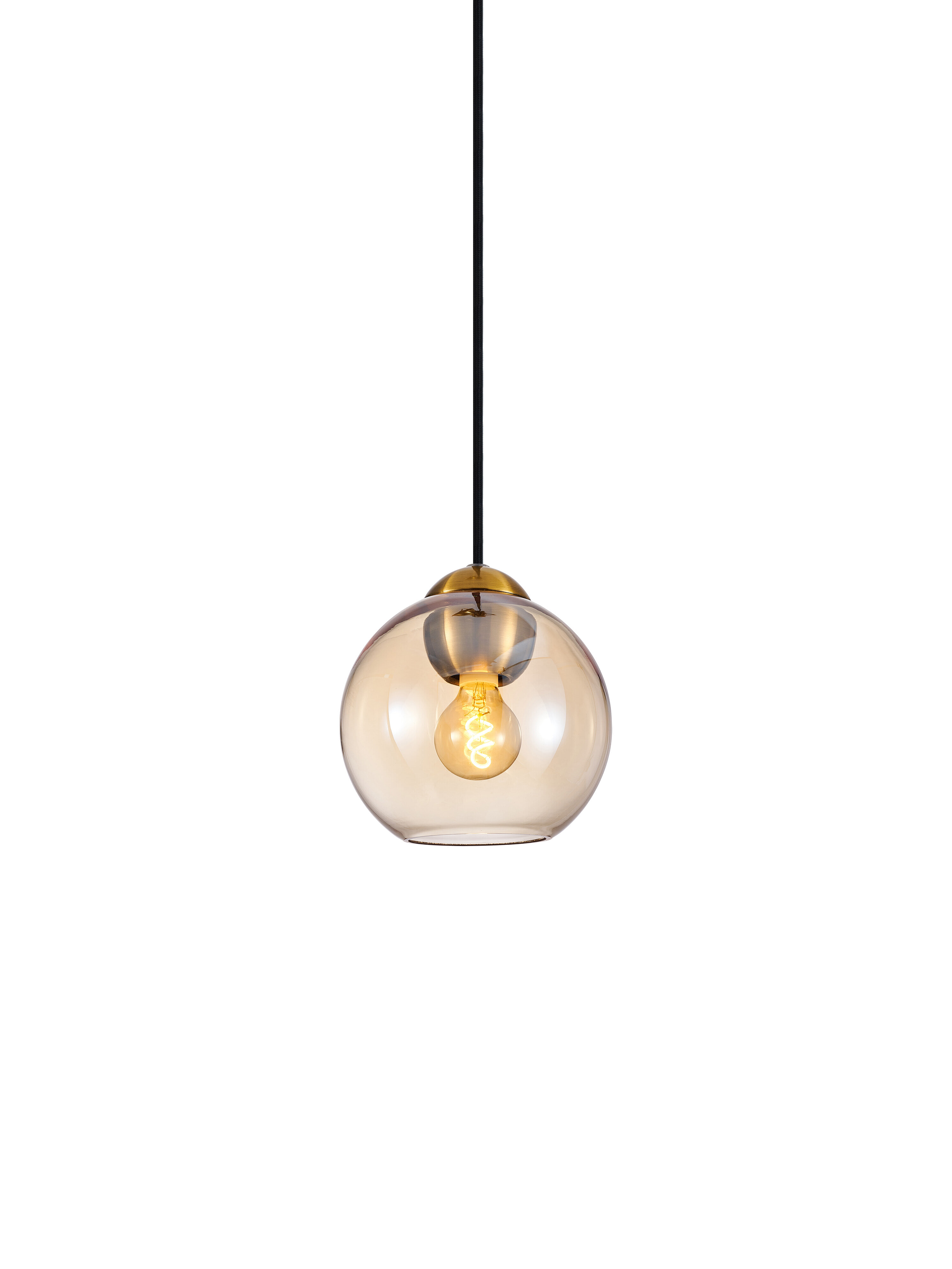 Halo Design Hanglamp 'Bubbles' Ø14cm, kleur Amber