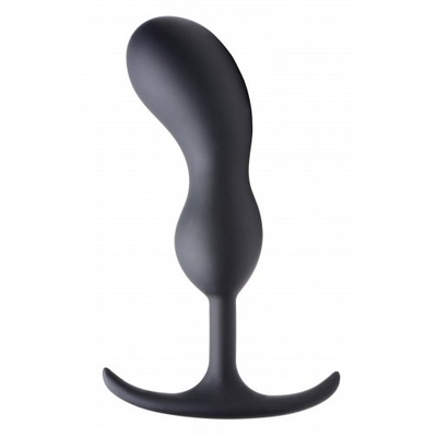 XR Brands Premium Silicone Weighted Prostate Plug - Large