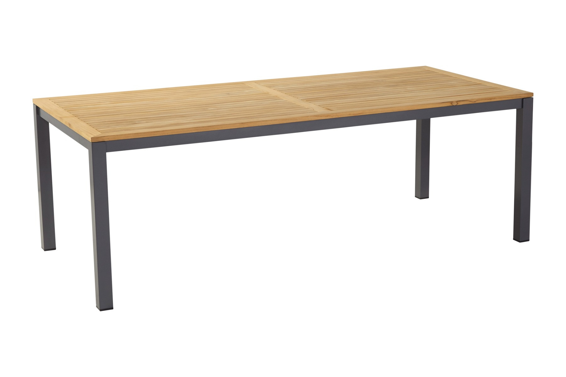 Hartman Sonata tuintafel teak - antraciet 220 x 100 cm.