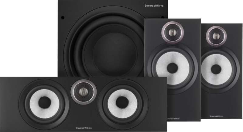 Bowers & Wilkins HTM6 S3 + 606 S3 (per paar) + ASW610 Zwart