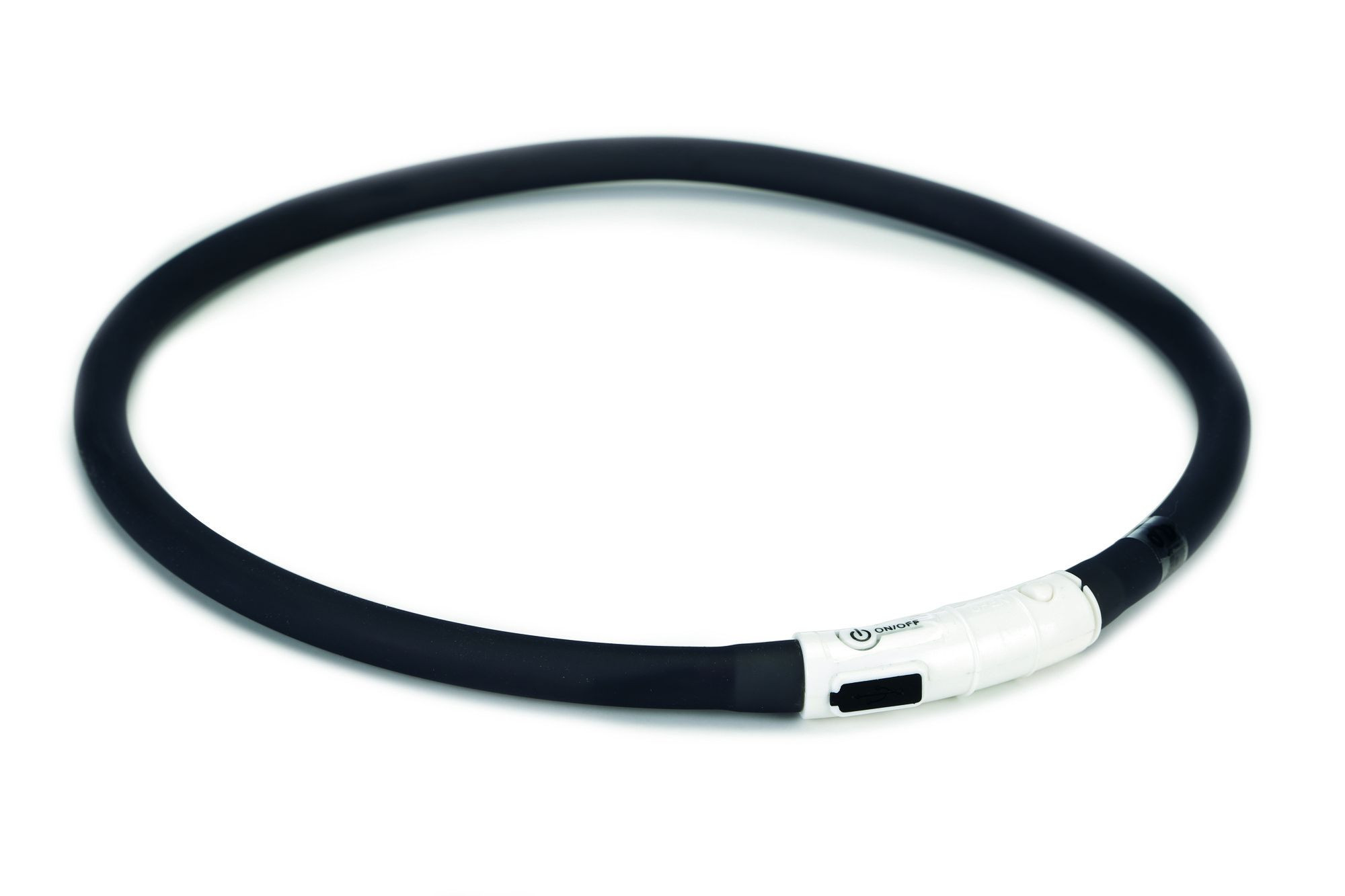 Safety Gear Halsband+USB Dogini Zwart 70 cm