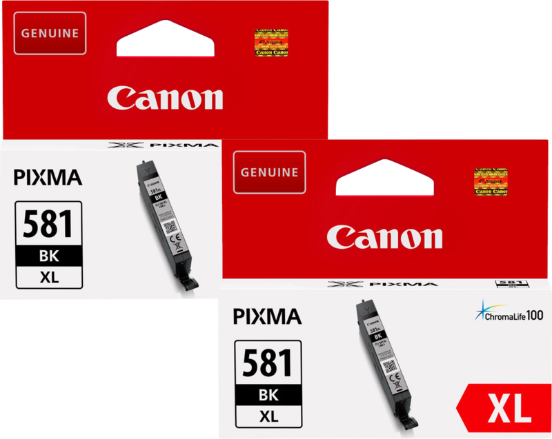 Canon CLI-581XL Cartridges Zwart Duo Pack