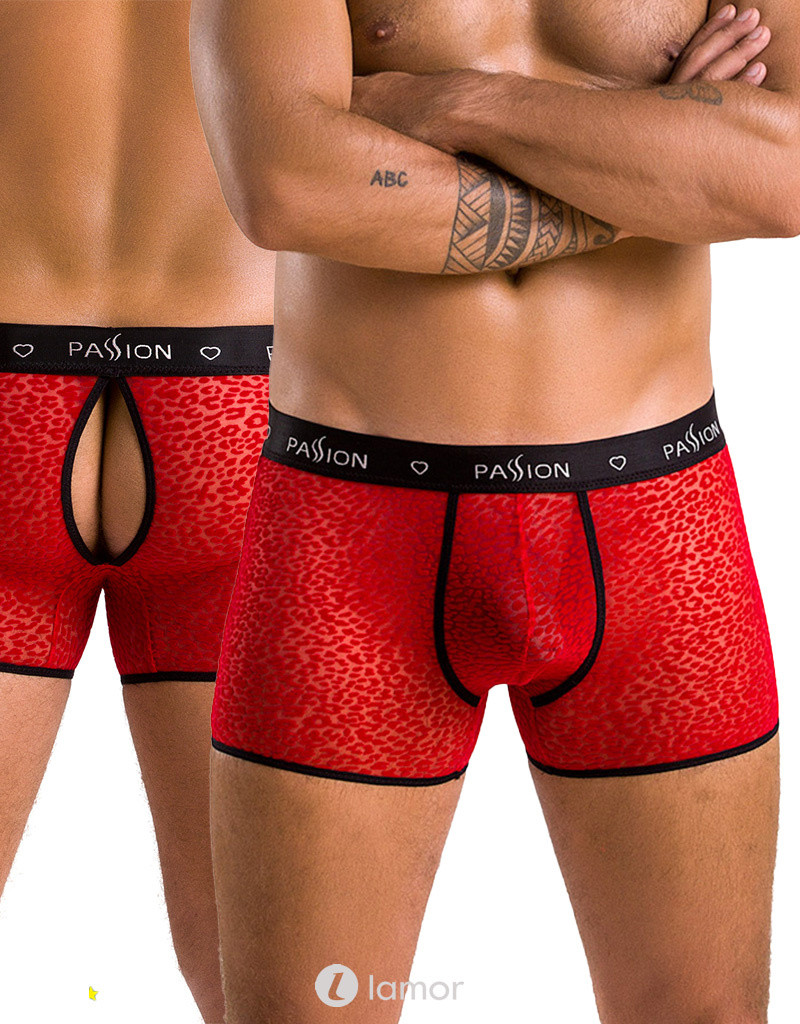 Rood/Zwarte Heren Boxer, PA046