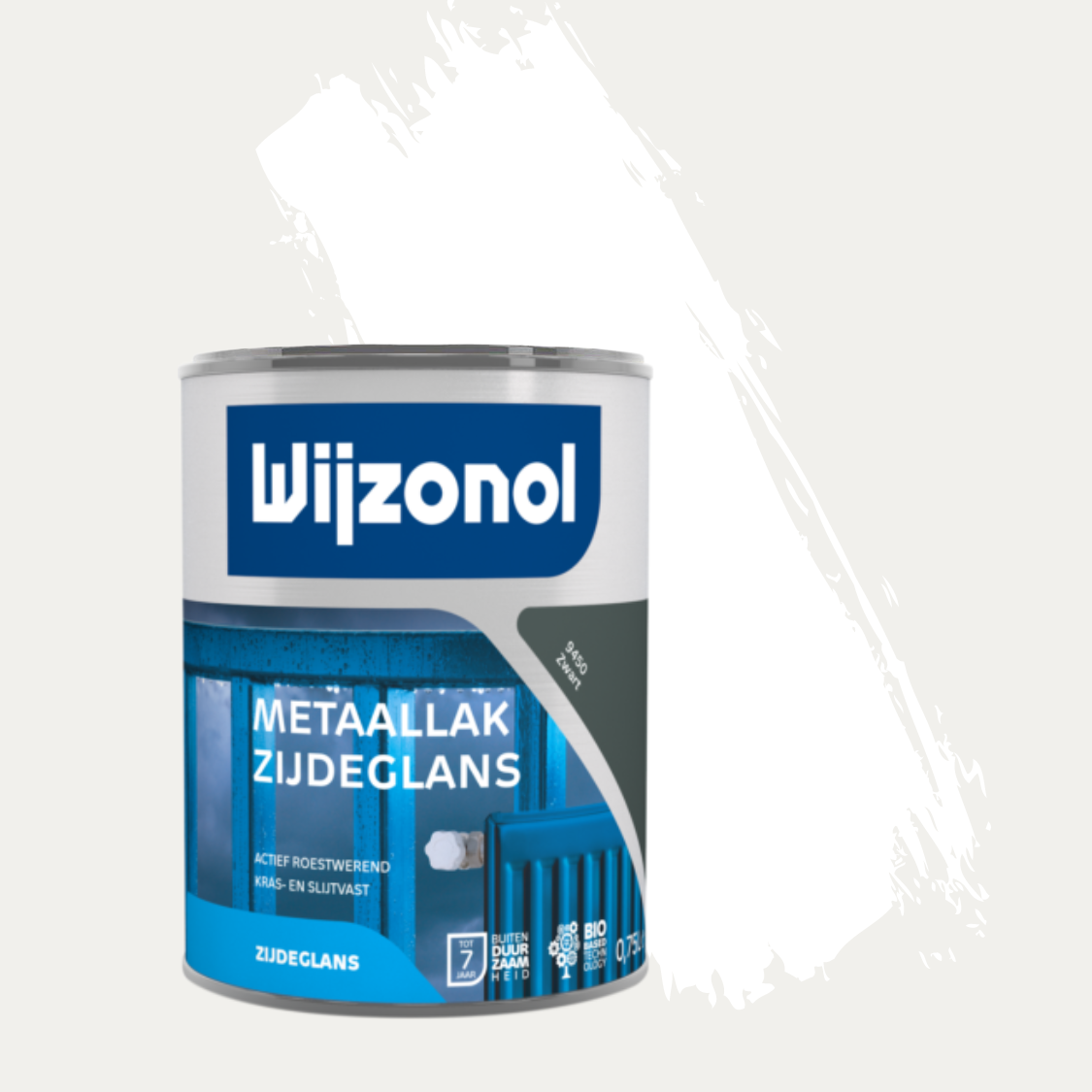 Wijzonol Metaallak Zijdeglans RAL 9010