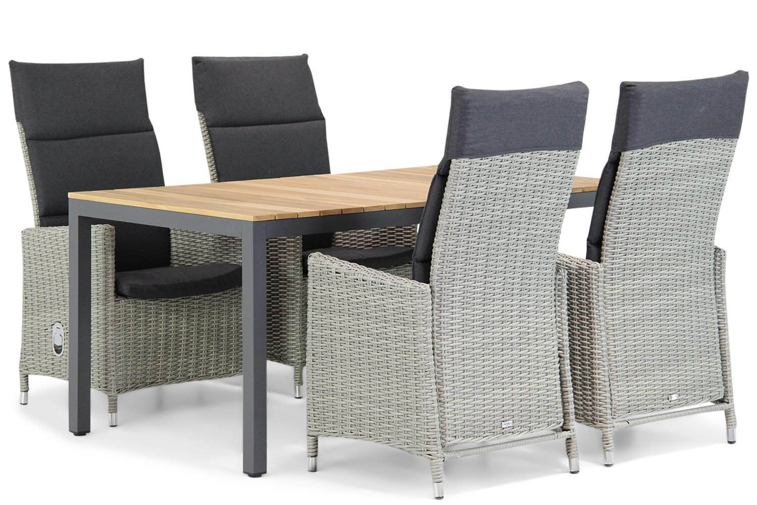 Garden Collections Madera/Mazzarino 160 cm dining tuinset 5-delig