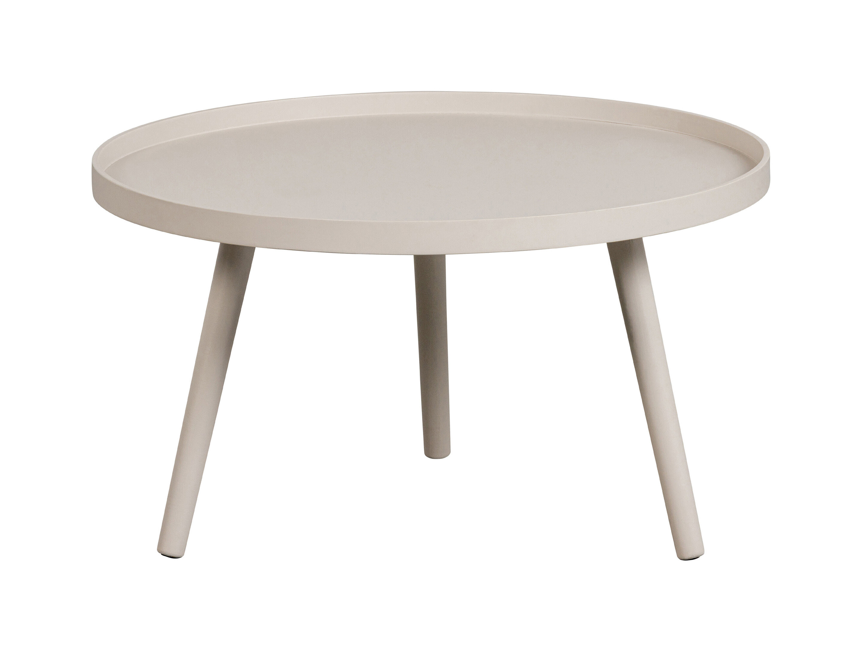 WOOOD Bijzettafel Mesa Ø60cm - Antique Beige - Rond