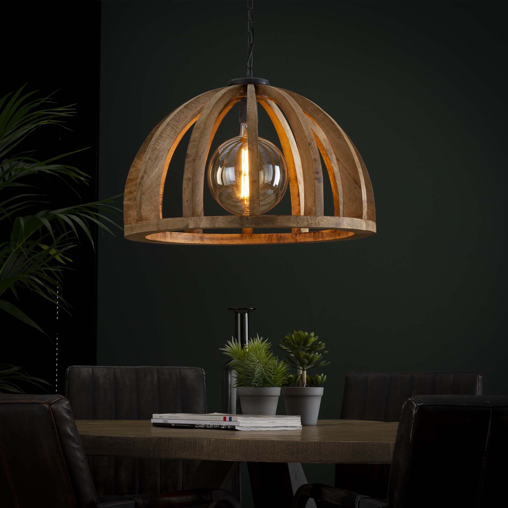 Hanglamp 'Lindsay' Ø60cm, Mangohout