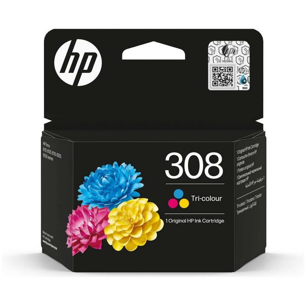 HP 308 Cartridge Inkt