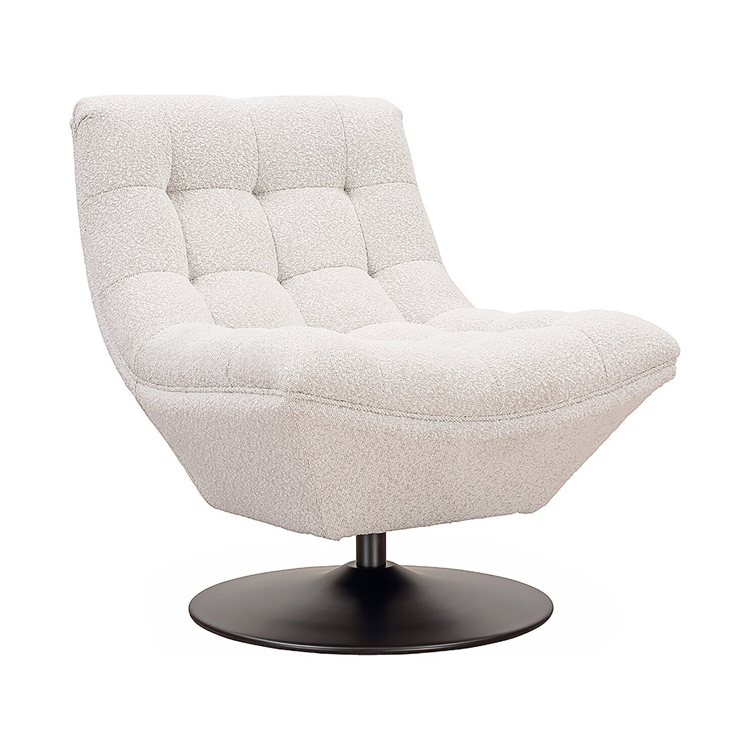 Richmond Fauteuil Sydney Bouclé - Wit