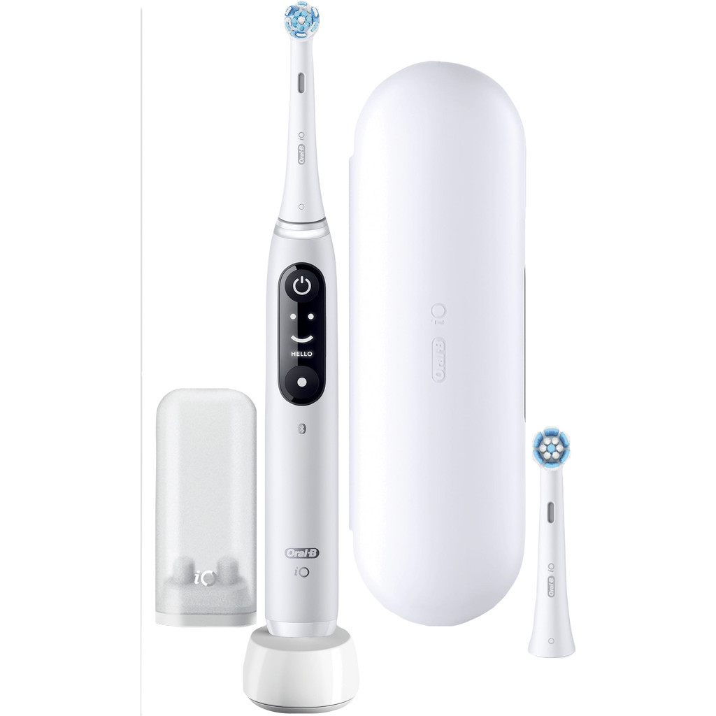 Oral-B iO Series 6N Wit + extra iO Gentle Care opzetborstel