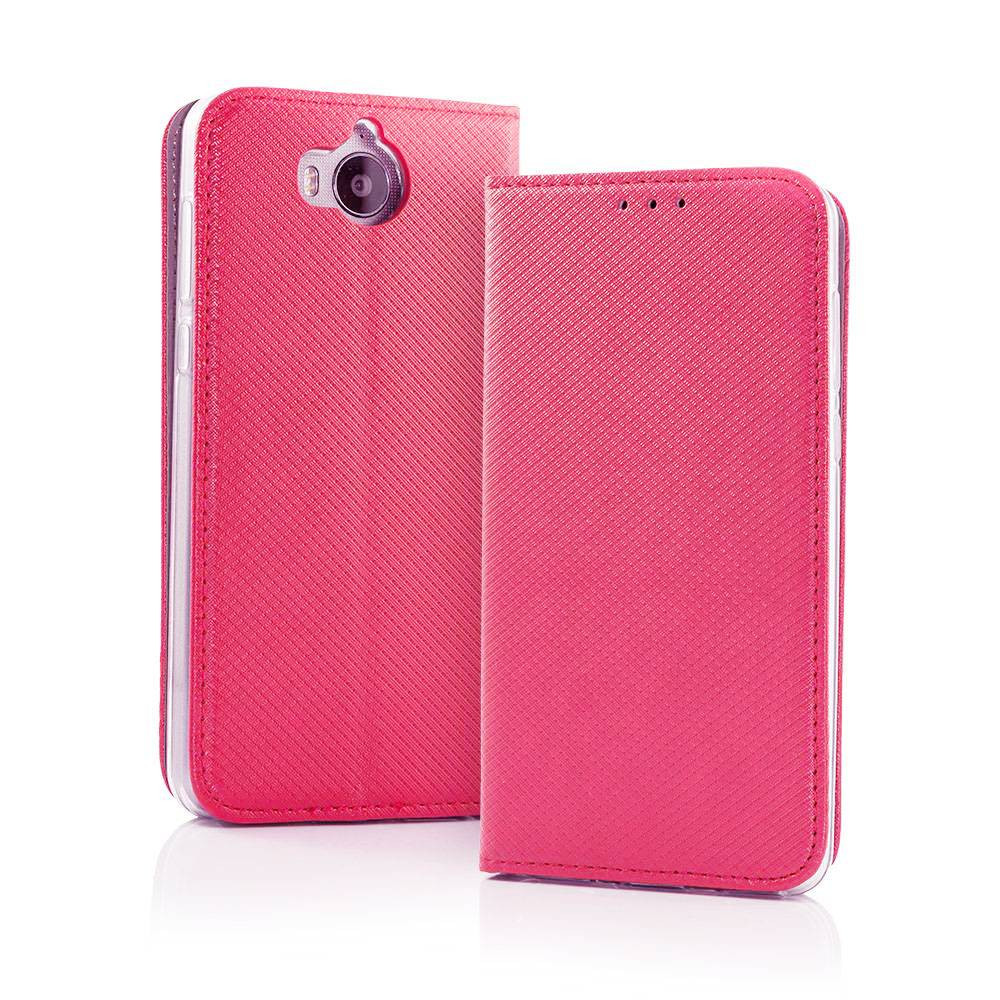 Smart Carbon Wallet Case voor Samsung S9 Roze