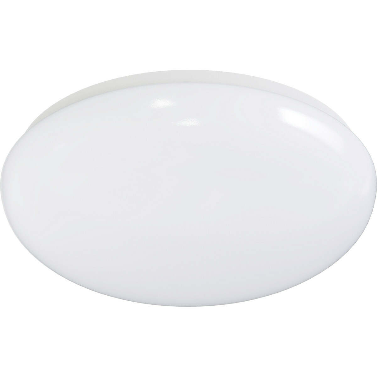 LED Plafondlamp - Aigi Arory - Opbouw Rond - 24W - Helder/Koud Wit 6300K - Mat Wit - Kunststof