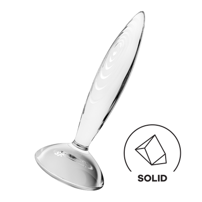 Sparkling Crystal - Glass Dildo - Transparent