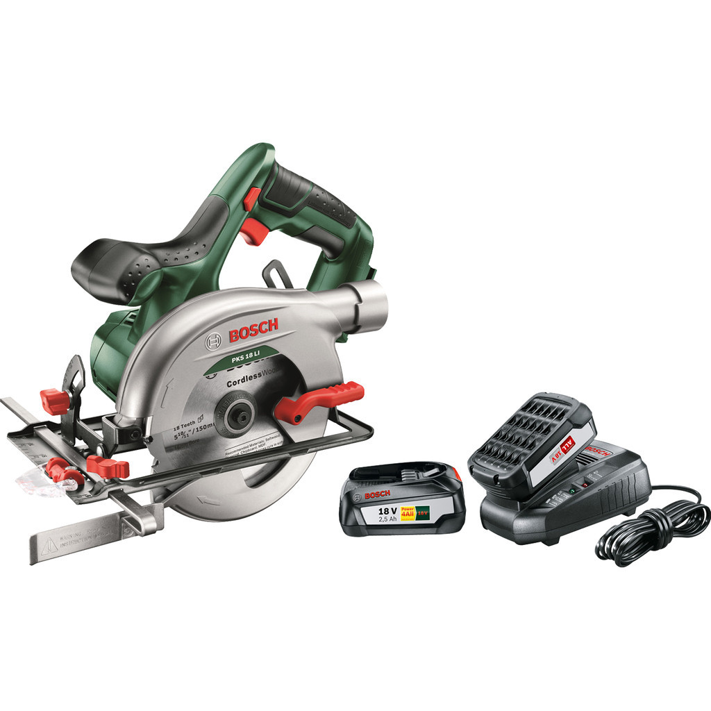 Bosch PKS 18 LI 1 + Bosch 18V 2,5 Ah