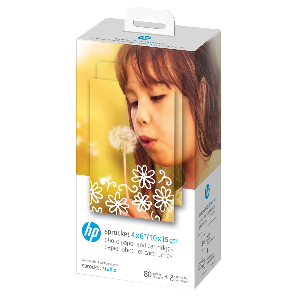 HP Sprocket Studio Cartridges en Fotopapier 80 pack