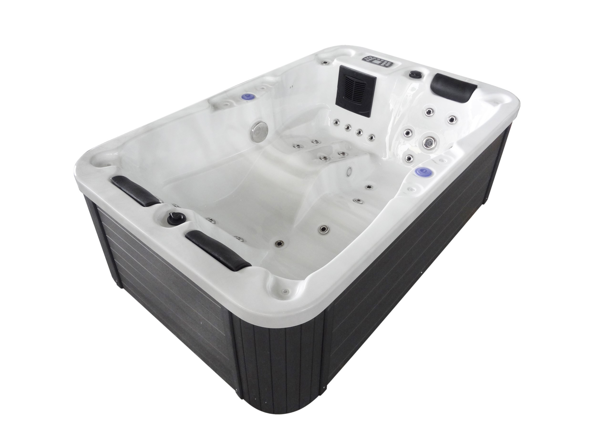 Badstuber Modena outdoor whirlpool 3-persoons wit