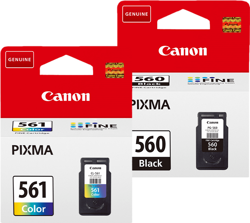 Canon PG-560 + CL-561 Cartridge Combo Pack