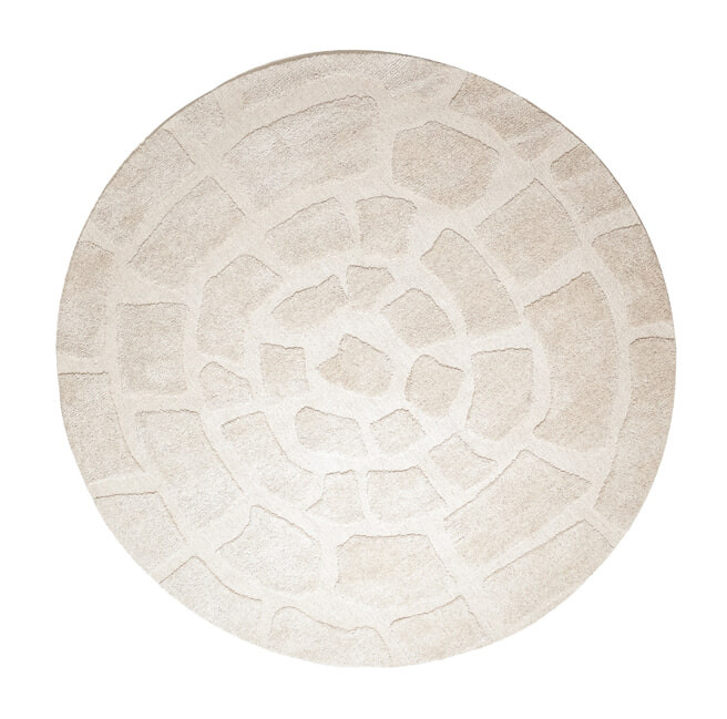 Light & Living Rond Vloerkleed Bajelo 220cm - Beige