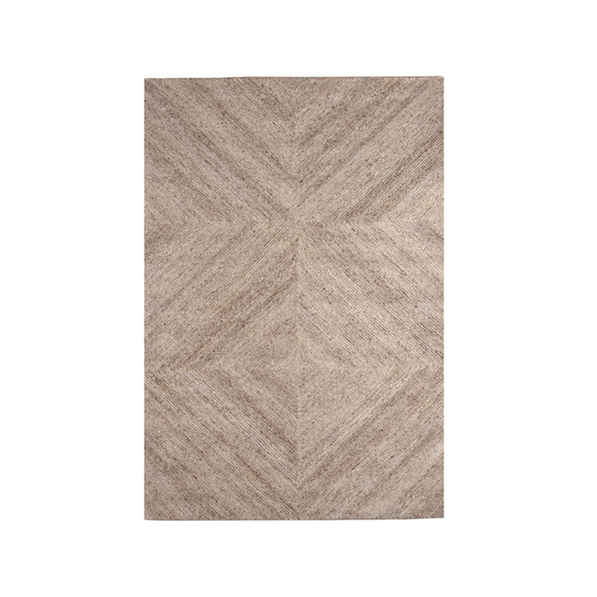 LABEL51 Vloerkleden Blendy - Taupe - Wol - 160x230 cm