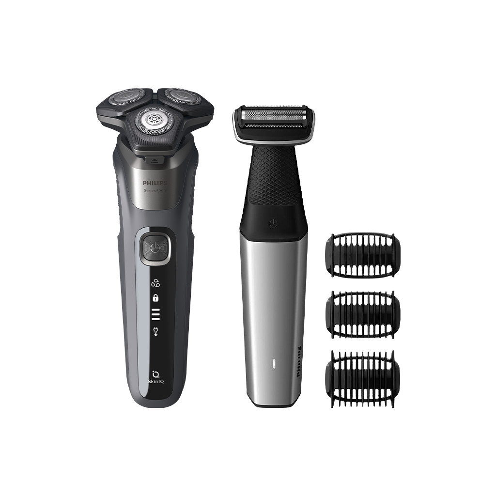 Philips S5587 + Philips BG5020 bodygroomer