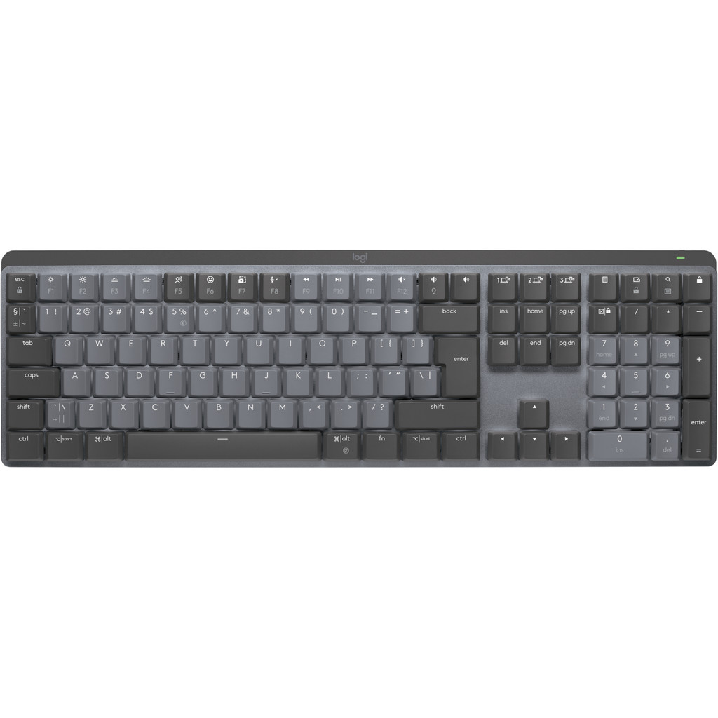 Logitech MX Mechanical Draadloos Toetsenbord Metaal