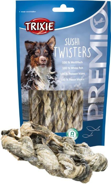 Trixie Sushi Twisters hondensnacks 60 gram