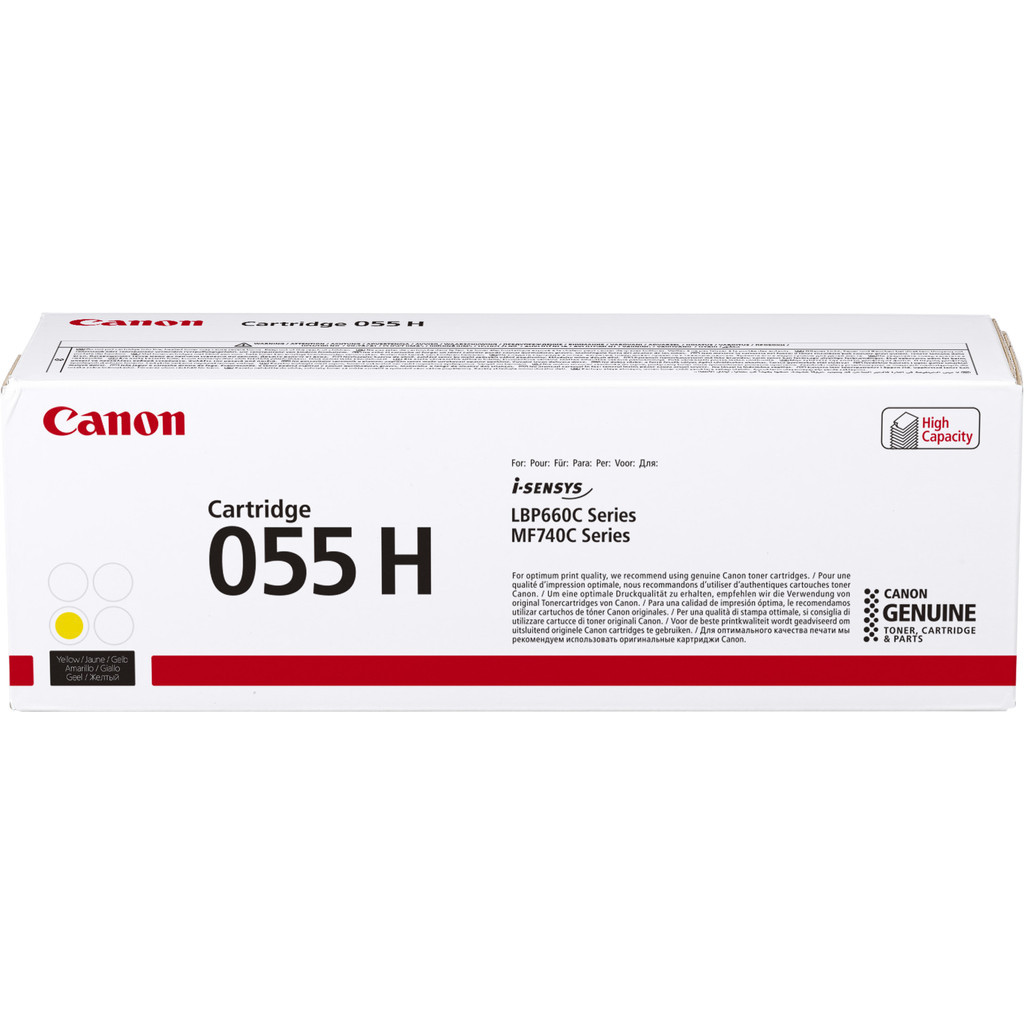 Canon 055 H Toner Geel (Hoge capaciteit)