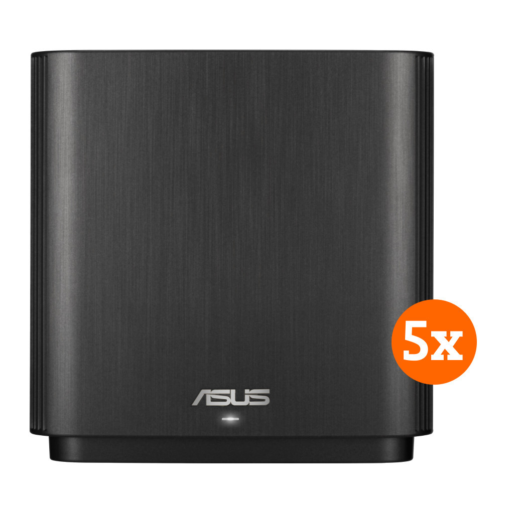 Asus ZenWifi AX XT8 Mesh Wifi 6 (5-pack zwart)