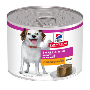 Hill&apos;s Adult Small & Mini mousse met kip natvoer hond 24 x 200 g