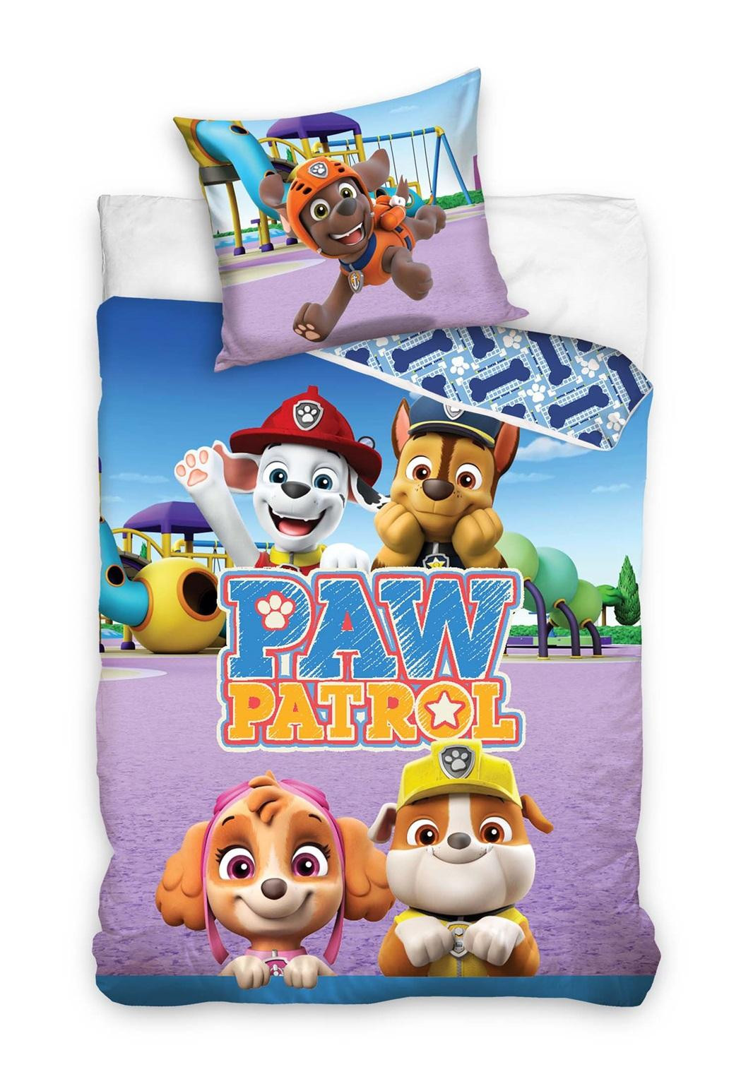 PAW Patrol Dekbedovertrek playground 140 x 200 cm - 70 x 90 cm