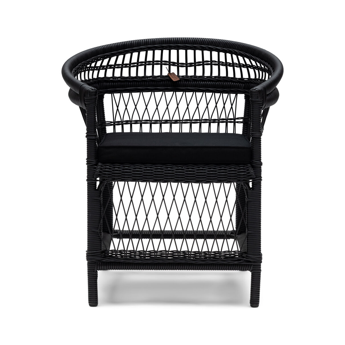 Rivièra Maison Outdoor Loungestoel Victoria Falls Wicker - Zwart