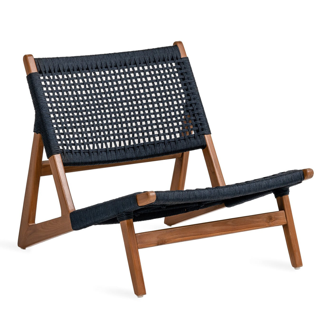 Jesper Home Outdoor Fauteuil Kuwana Amber Teakhout - Indigo