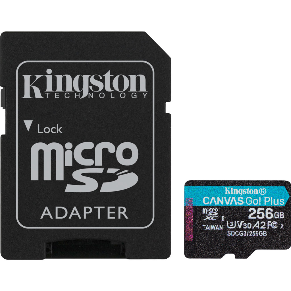 Kingston microSDXC Canvas Go Plus 256GB