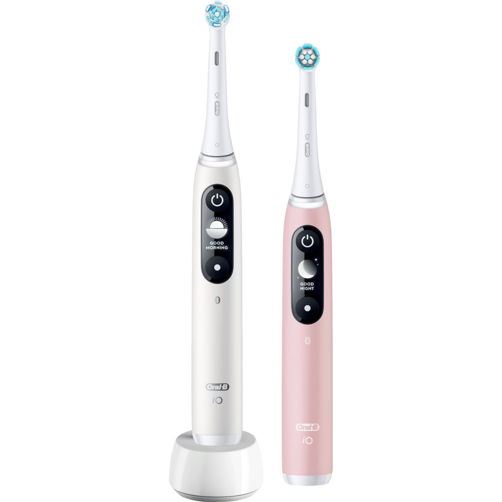 Oral-B iO Series 6 Duo Pack Wit en Roze