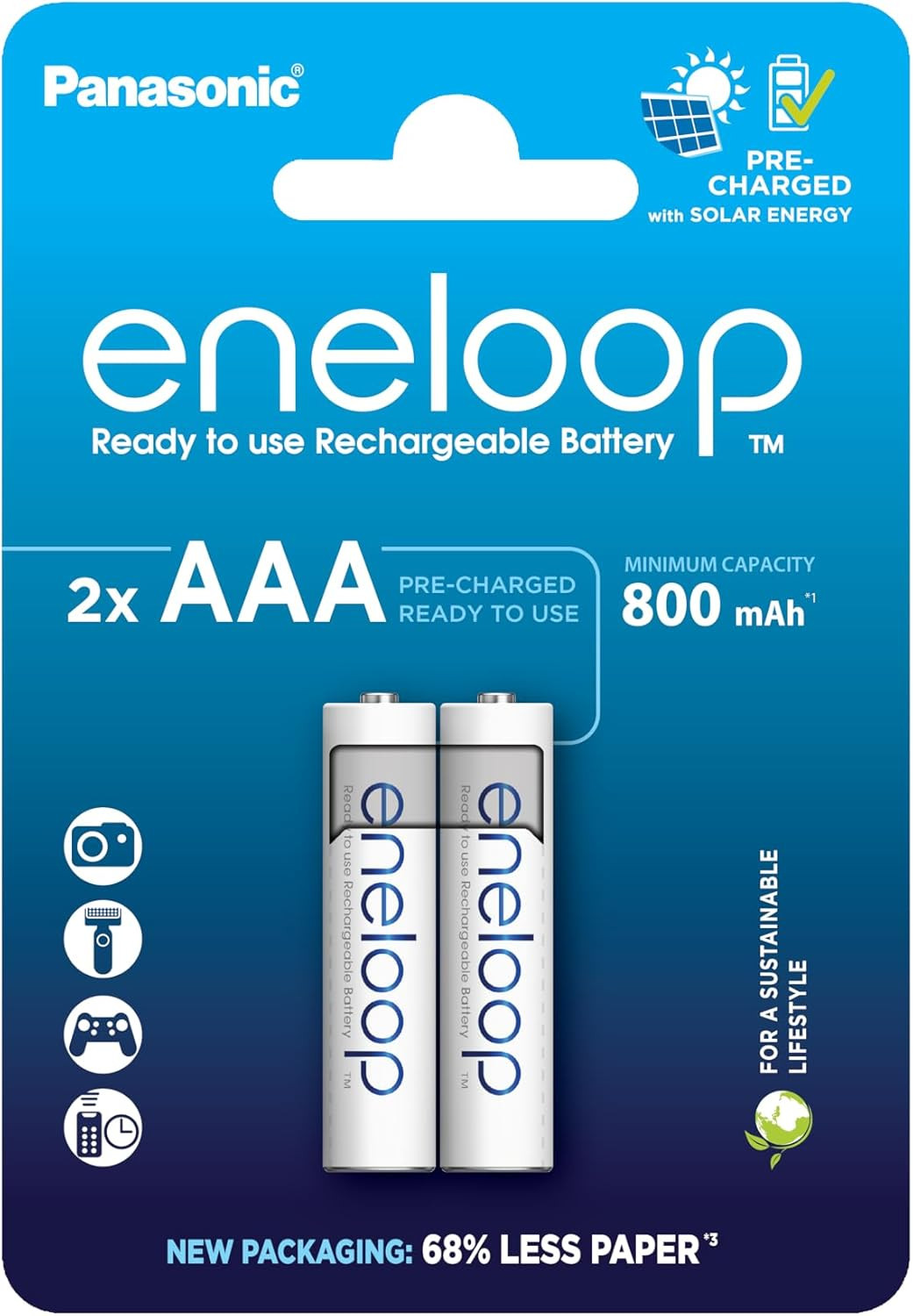 Panasonic Eneloop AAA 800mAh 2x