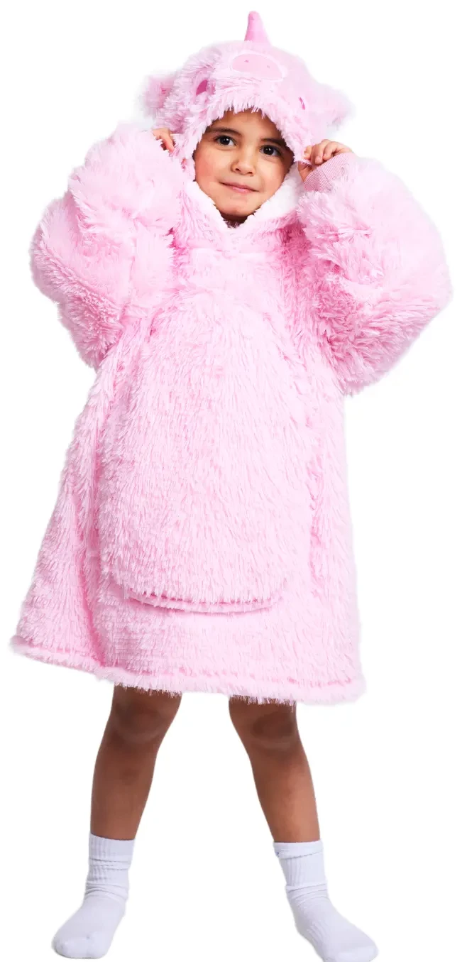 Noxxiez knuffel hoodie 3-6 jaar unicorn