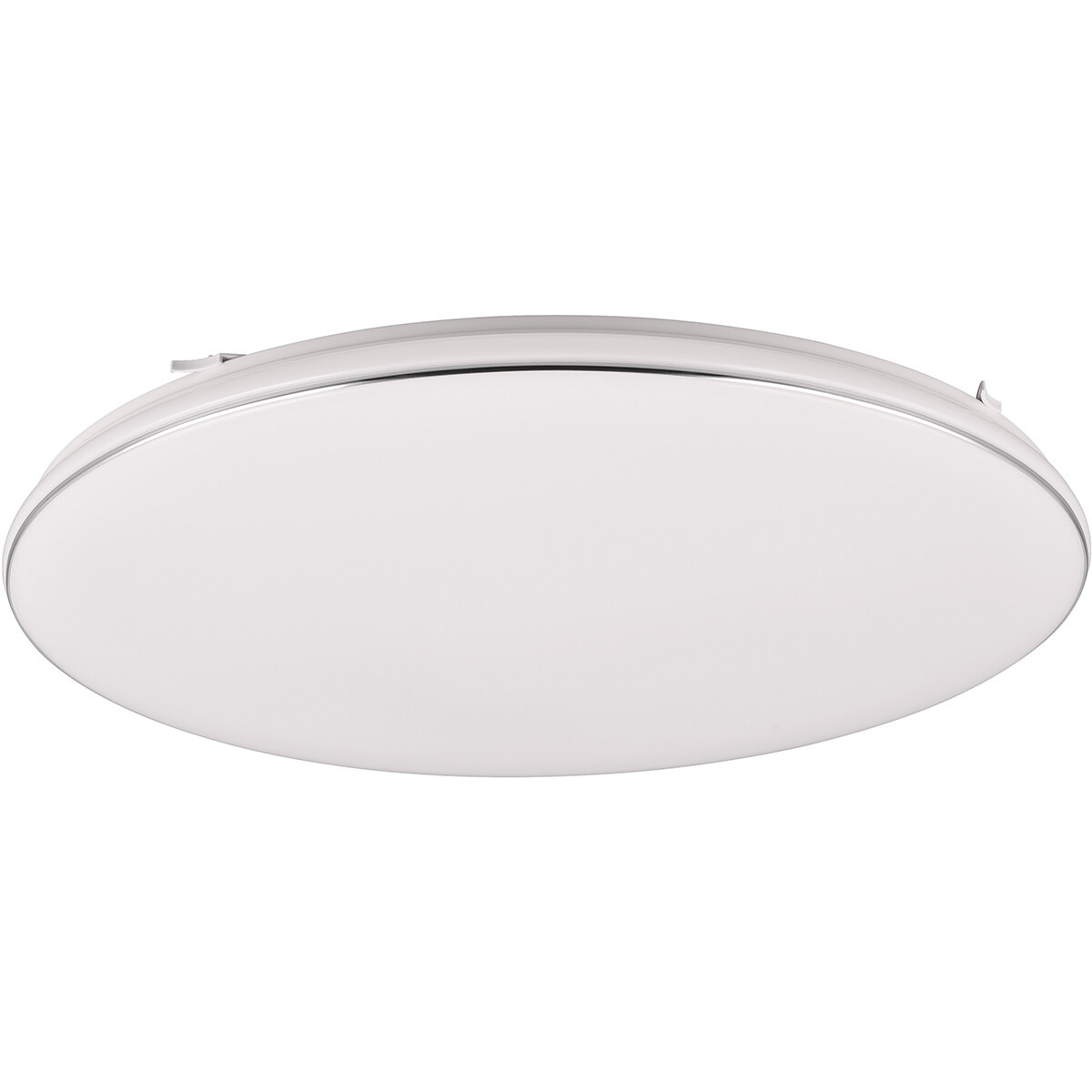 LED Plafondlamp - Trion Lana - 46W - Natuurlijk Wit 4000K - Dimbaar - Rond - Mat Wit - Kunststof